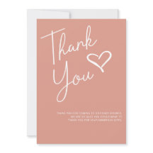 Cartões de agradecimentos de Chá de fraldas de Men