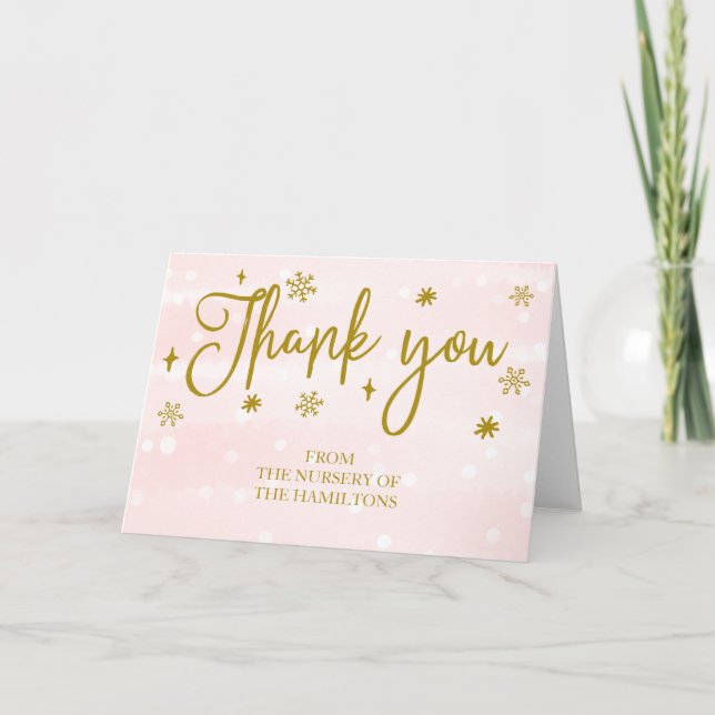 Cartões de agradecimentos de Chá de fraldas dos fl (Frente)