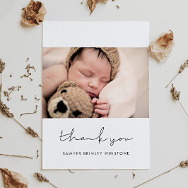 Cartões de agradecimentos de Chá de fraldas minima