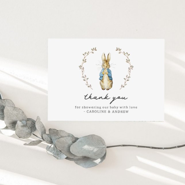 Cartões de agradecimentos de Chá de fraldas Peter  (Criador carregado)