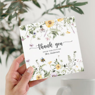 Cartões de agradecimentos de Chá de panela de abel