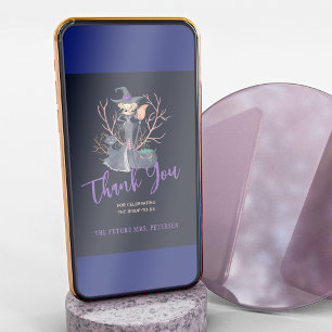 Cartões de agradecimentos de chá de panela de brux