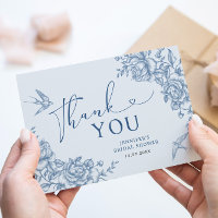 Cartões de agradecimentos de Chá de panela de Chin