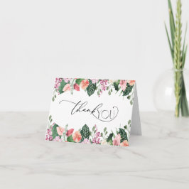 Cartões de agradecimentos de Chá de panela de Hibi