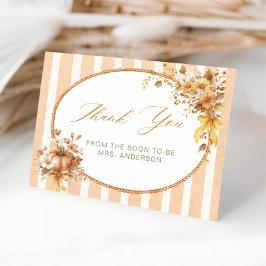 Cartões de agradecimentos de Chá de panela Terraco