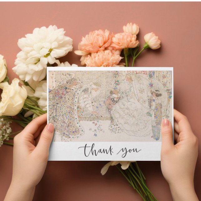 Cartões de agradecimentos de Chá de panela Vintage (Criador carregado)