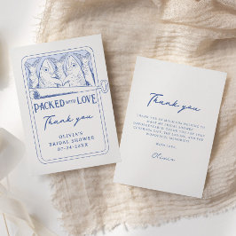 Cartões de agradecimentos de Chá de panela Whimsic