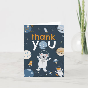 Cartões de agradecimentos de Chá do Baby Boy do Es