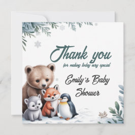 Cartões de agradecimentos de Chás de fraldas de an