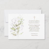 Cartões de agradecimentos de compaixão