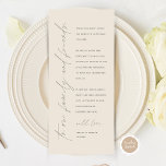 Cartões de agradecimentos de Configuração de Local<br><div class="desc">Este é o cartão editável moderno, no design de script minimalista, tema cinza escura e creme, Place Setting Obrigado Cards. Compartilhe o amor e mostre seu apreço aos seus convidados, quando eles sentarem em seu assento e lerem esse obrigado encantador personalizado que você coloca com o cartão de ajuste. É...</div>