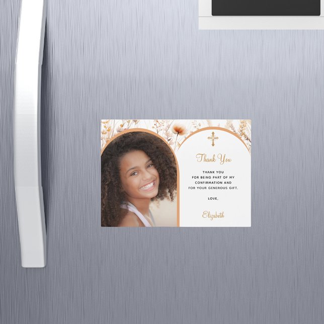 Cartões de agradecimentos de Confirmação de Fotogr (Criador carregado)