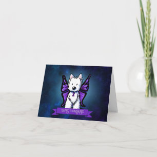 Cartões de agradecimentos de Consciência de Westie