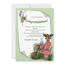 Cartões de agradecimentos de conto de fadas das fe