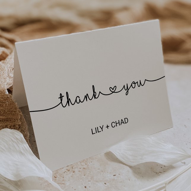 Cartões de agradecimentos de Corações de Amor (Criador carregado)