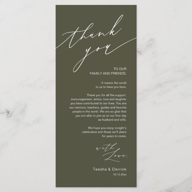 Cartões de agradecimentos de Definição de Local de (Frente)