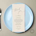 Cartões de agradecimentos de Definição de Local Ja<br><div class="desc">Apresentando o toque perfeito para sua recepção de casamento - nossa elegante cinza romântica e empoeirada Casamento Obrigado Coloque Cartões de Configuração, com o título de cartão "Obrigado"! Projetados para expressar sua profunda apreciação pela presença de cada convidado em seu dia especial, essas cartas são a maneira ideal de adicionar...</div>