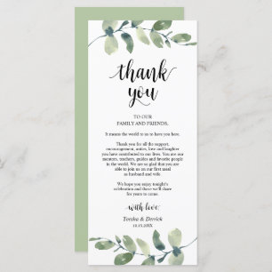 Cartões de agradecimentos de Definição de Lugar Eu