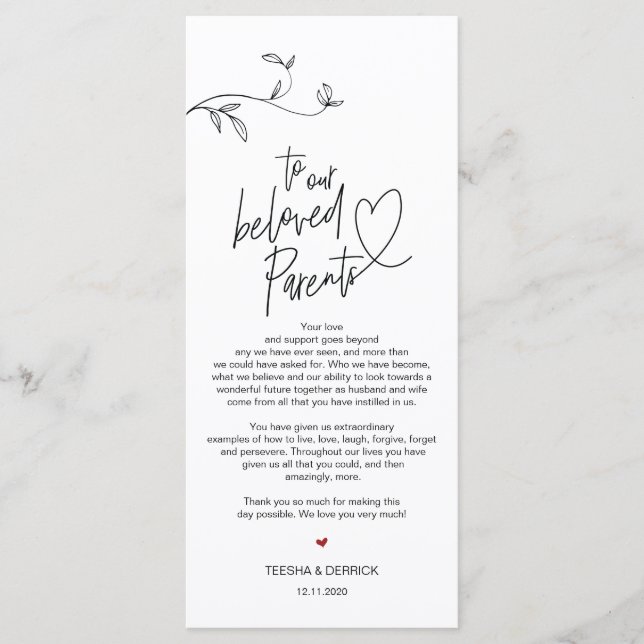 Cartões de agradecimentos de definição de minimali (Frente)