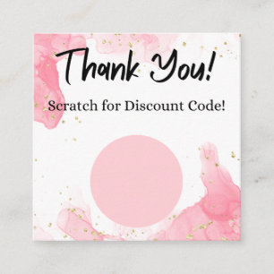 Cartões de agradecimentos de Desconto de Mármore R