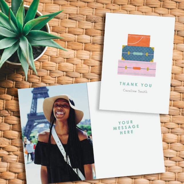 Cartões de agradecimentos de despedida, cor-de-ros (Criador carregado)