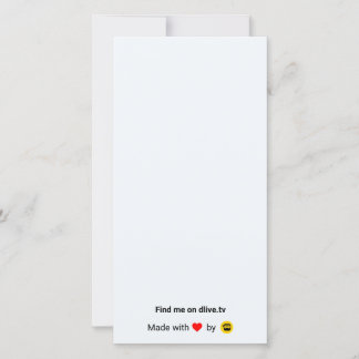 Cartões de agradecimentos de DLive