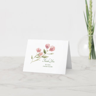 Cartões de agradecimentos de Dobragem Personalizad