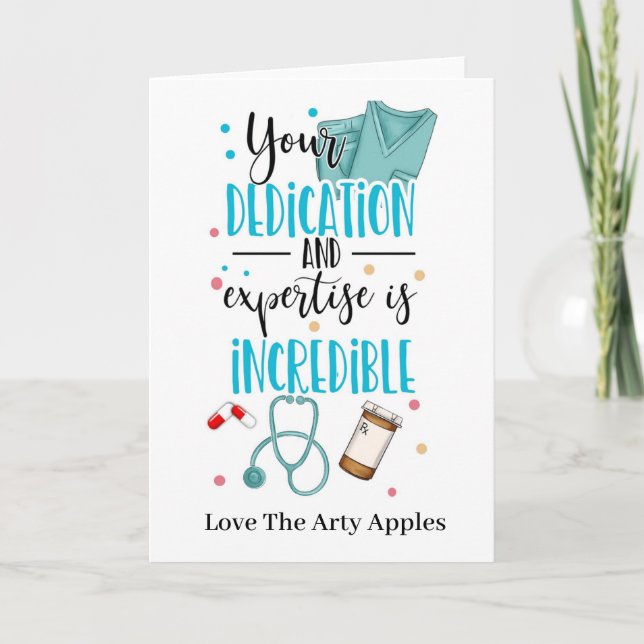 Cartões de agradecimentos de Enfermeiro (Frente)