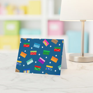 Cartões de agradecimentos de Estrela da Caixa - Az