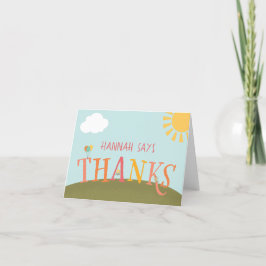 Cartões de agradecimentos de Festa de aniversário 