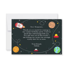 Cartões de agradecimentos de Festa de aniversário 