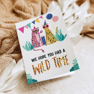 Cartões de agradecimentos de Festa de aniversário