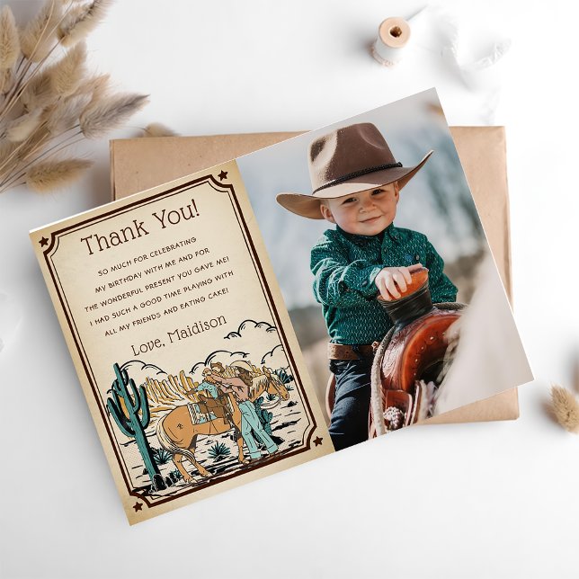 Cartões de agradecimentos de Festa de aniversário  (Criador carregado)