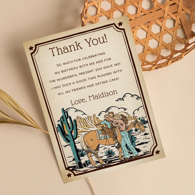 Cartões de agradecimentos de Festa de aniversário  (Criador carregado)