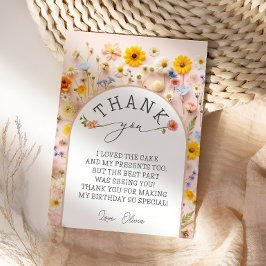 Cartões de agradecimentos de Festa de aniversário