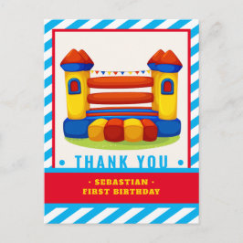 Cartões de agradecimentos de festa de aniversário