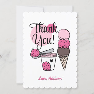 Cartões de agradecimentos de Festa de aniversário