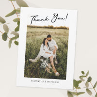 Cartões de agradecimentos de festa de noivado com 