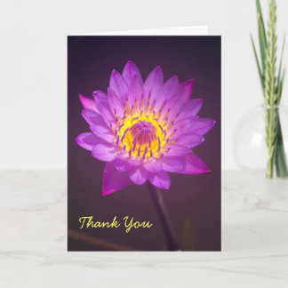 Cartões de agradecimentos de Flor de Lotus Puro