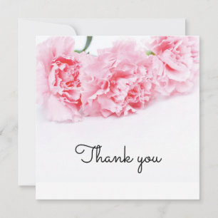 Cartões de agradecimentos de Flor do Craveiro Rosa