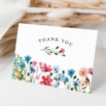 Cartões de agradecimentos de flor selvagem<br><div class="desc">Cartões de agradecimentos de flor selvagem</div>