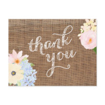 cartões de agradecimentos de flores pastosas, amar