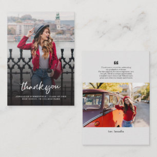 Cartões de agradecimentos de Formando de Graduação