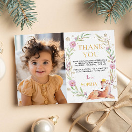 Cartões de agradecimentos de Foto de Aniversário d