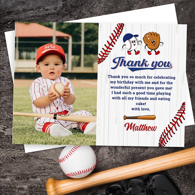 Cartões de agradecimentos de Foto de Aniversário d (Criador carregado)