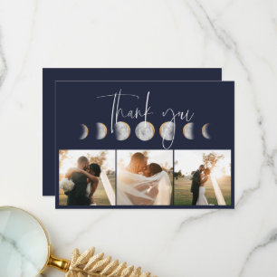 Cartões de agradecimentos de Foto de Casamento da 