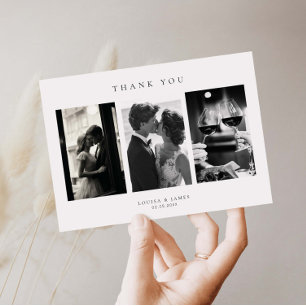 Cartões de agradecimentos de Foto de Casamento Min