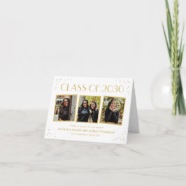 Cartões de agradecimentos de Foto de Graduação de 