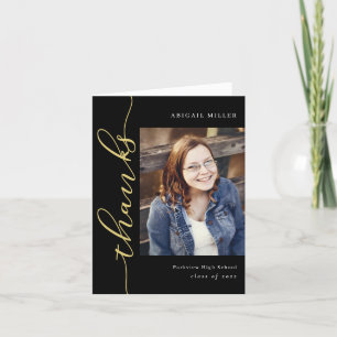 Cartões de agradecimentos de Foto de Graduação do 