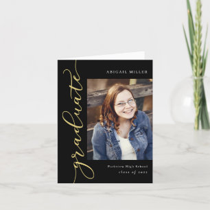 Cartões de agradecimentos de Foto de Graduação do 